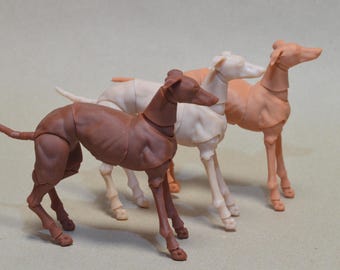 Hunter Dog(lurcher) BJD Art Doll //articulate Dog Doll/different