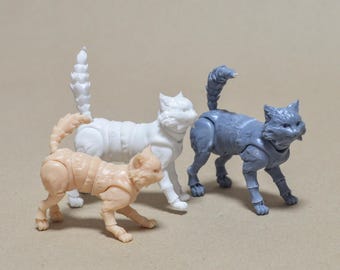 Muñeca articulada de gato BJD ArtDoll //Muñeca de gato articulada/Diferentes colores/Figura pintable/Muñeca articulada de Artpractic - Muñeca BJD de gato