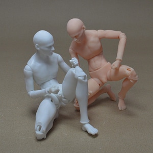 Large BJD Art Male Doll/BJD Man Doll//Articulate Male Doll/Different colours/Paintable Figure/Ball Jointed Doll by Artpractic - Male Blank