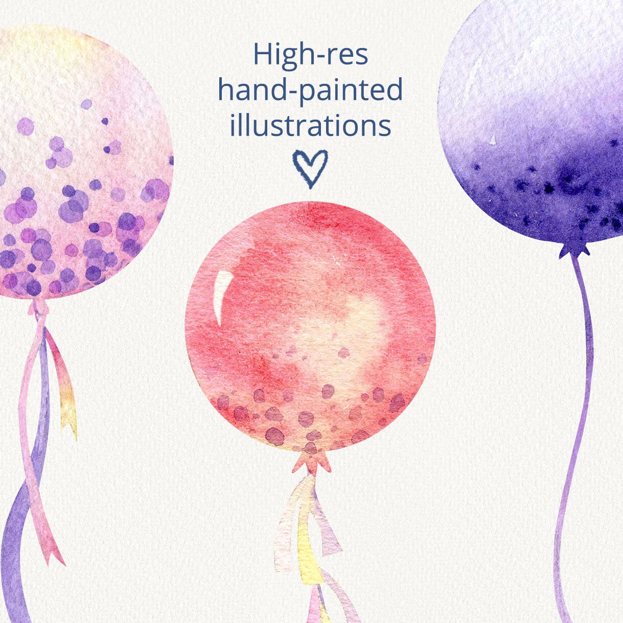 Happy Birthday Clipart Colorful Confetti Balloon Clip Art - Etsy