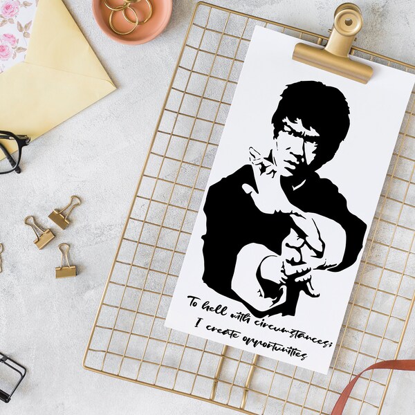Bruce Lee Svg - Etsy