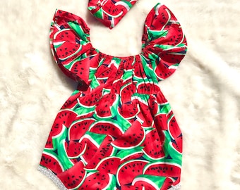 baby girl watermelon dress