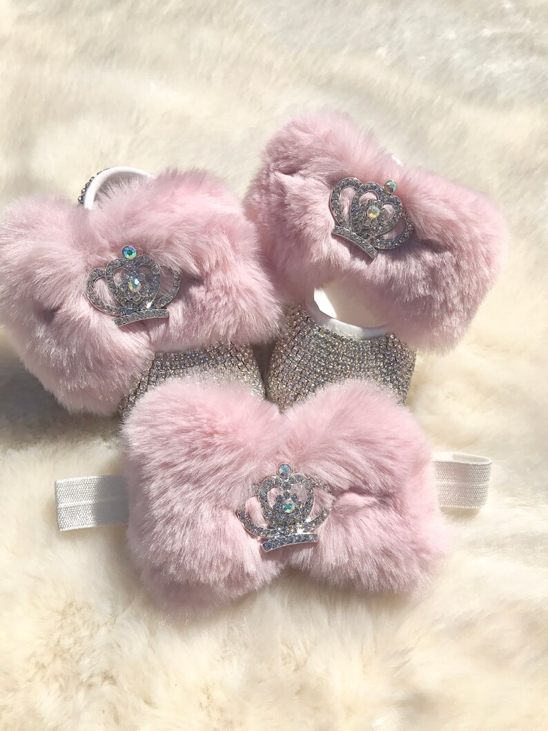 Baby Girl Bling Crib Shoesbaby Girl Photo Prop Shoesbaby Etsy