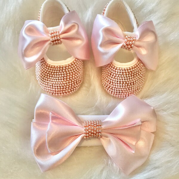 Pink Pearl Shoes - Etsy