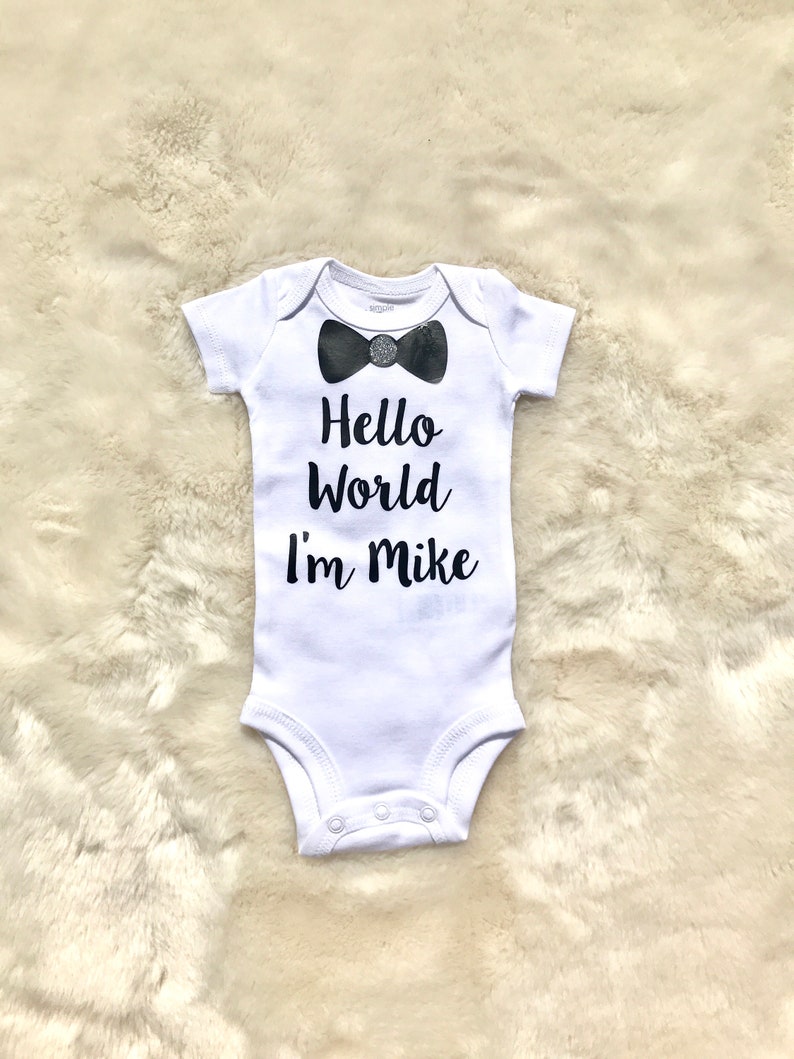 Baby Boy Coming Home Outfit / Baby Boy Coming Home Bodysuit / Etsy