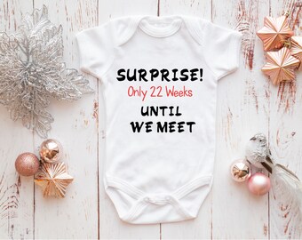 Pregnancy Reveal Bodysuit - Surprise Pregnancy Reveal Bodysuit