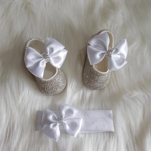 Baby Girl Baptism Shoes Baby Girl Christening Shoes Baby - Etsy