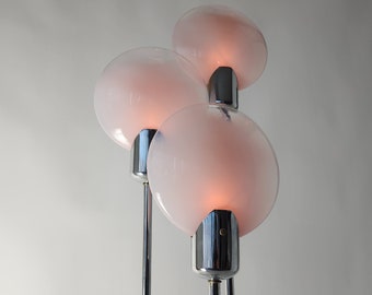 1970 LOLLIPOP PINK FLOOR LAMPS (Suçon)