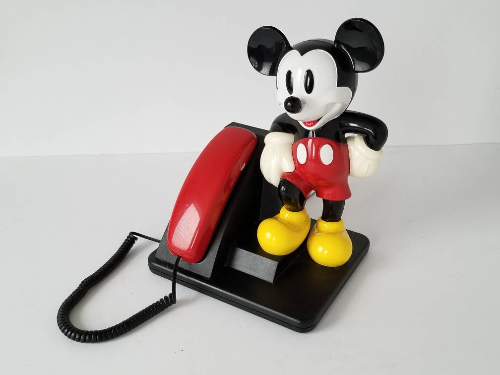 Vintage TÉLÉPHONE MICKEY MOUSE 1990 Etsy