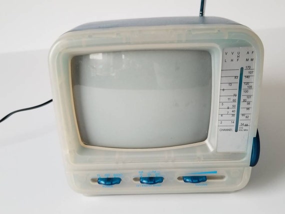 Buy MINI TELEVISION Portable Black and White and RADIO Am Fm Vintage Online  in India 