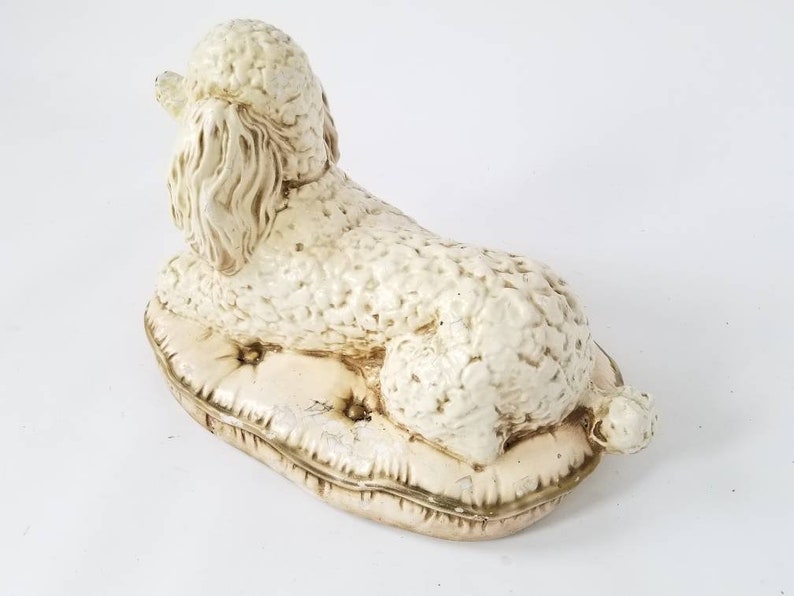 1950 HUGE CERAMIC POODLE Sculpture Very Big Poodle in Etsy
