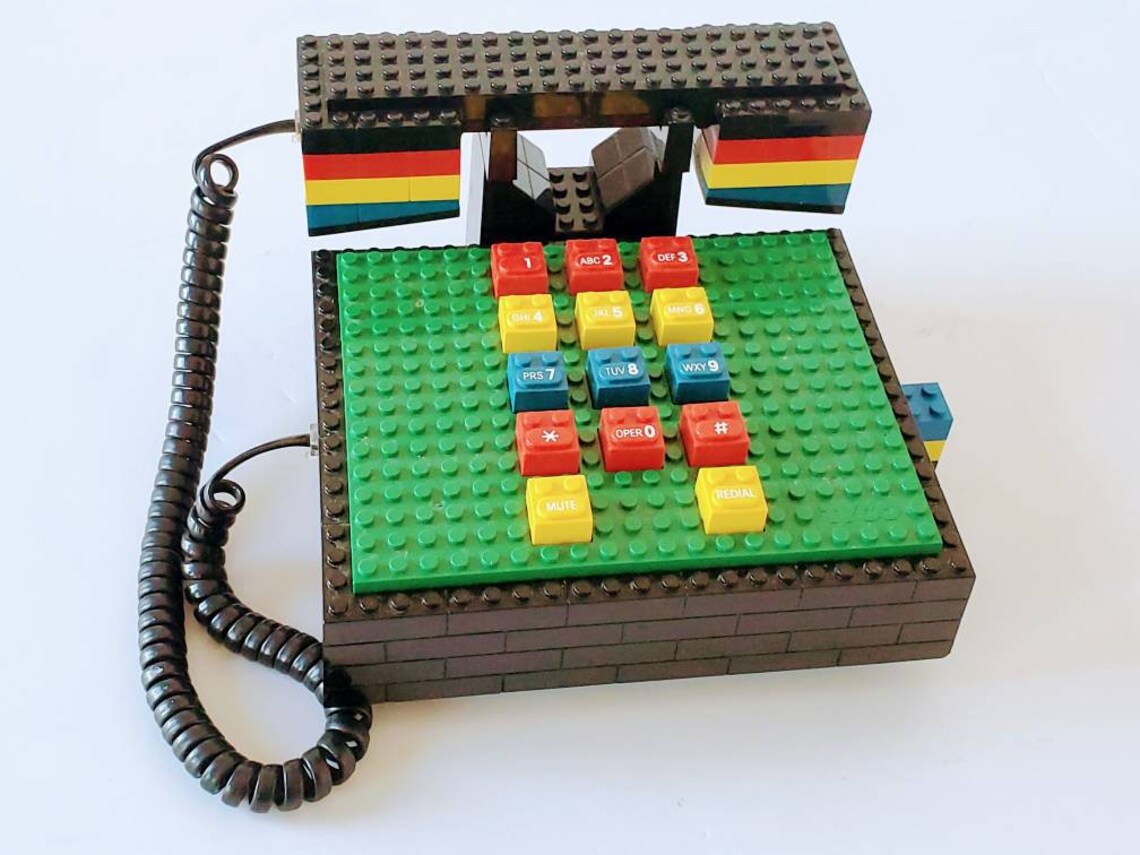 1980 True LEGO TELEPHONE by Tyco Functionel Etsy