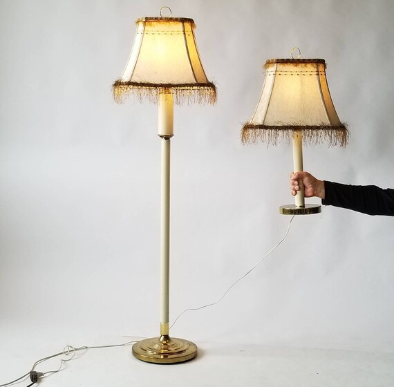 Set Of Floor Lamp And Table Vintage 80 Canada Set Of Floor Lamp And Table Vintage 80, Floor Lamp Set Canada