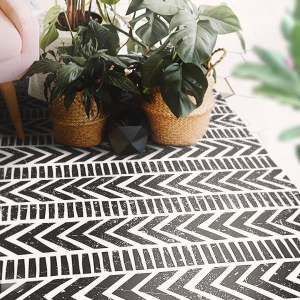 Linoleum Rug Etsy
