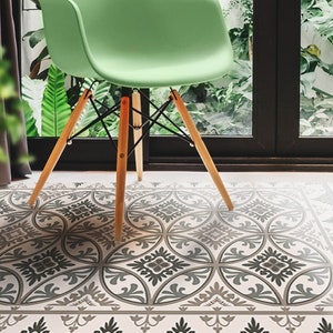 Drayfus olive #126 Vinyl Floor Mat, Vinyl Rug, Rugs For Living Room, Kitchen Mat, Circle, Vinyl Floor Tiles, Home Decor, Gray, Beige, Floor