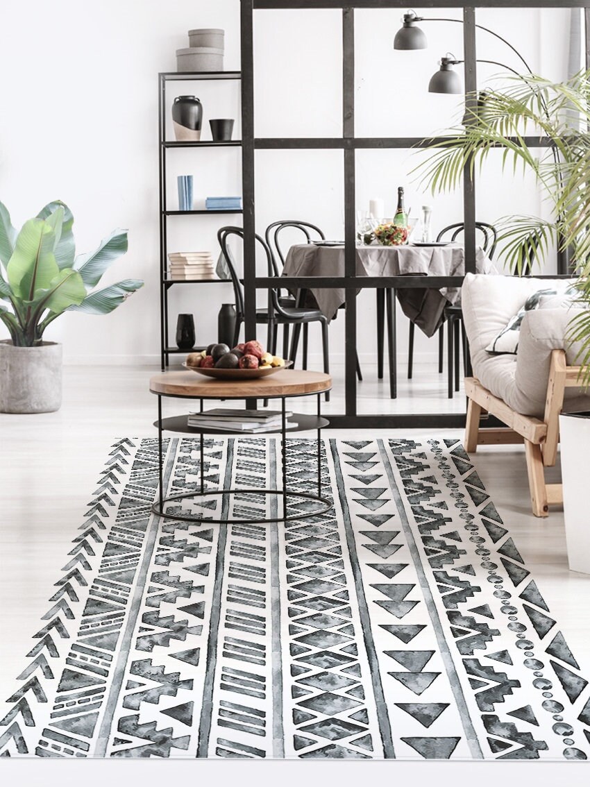 Vingriff #66 Vinyl Floor Mat, Vinyl Rug, Rugs for Living Room, Kitchen ...
