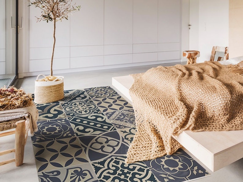 Darc nautische 199 Vinyl Bodenmatte Vinyl Teppich Teppiche | Etsy