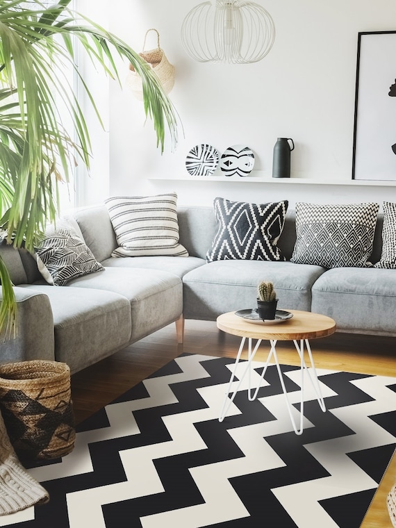 ラグ・カーペット JIMIN Viny Rug Wayne #49 Vinyl Floor Mat, Vinyl Rug, Rugs for Living Room