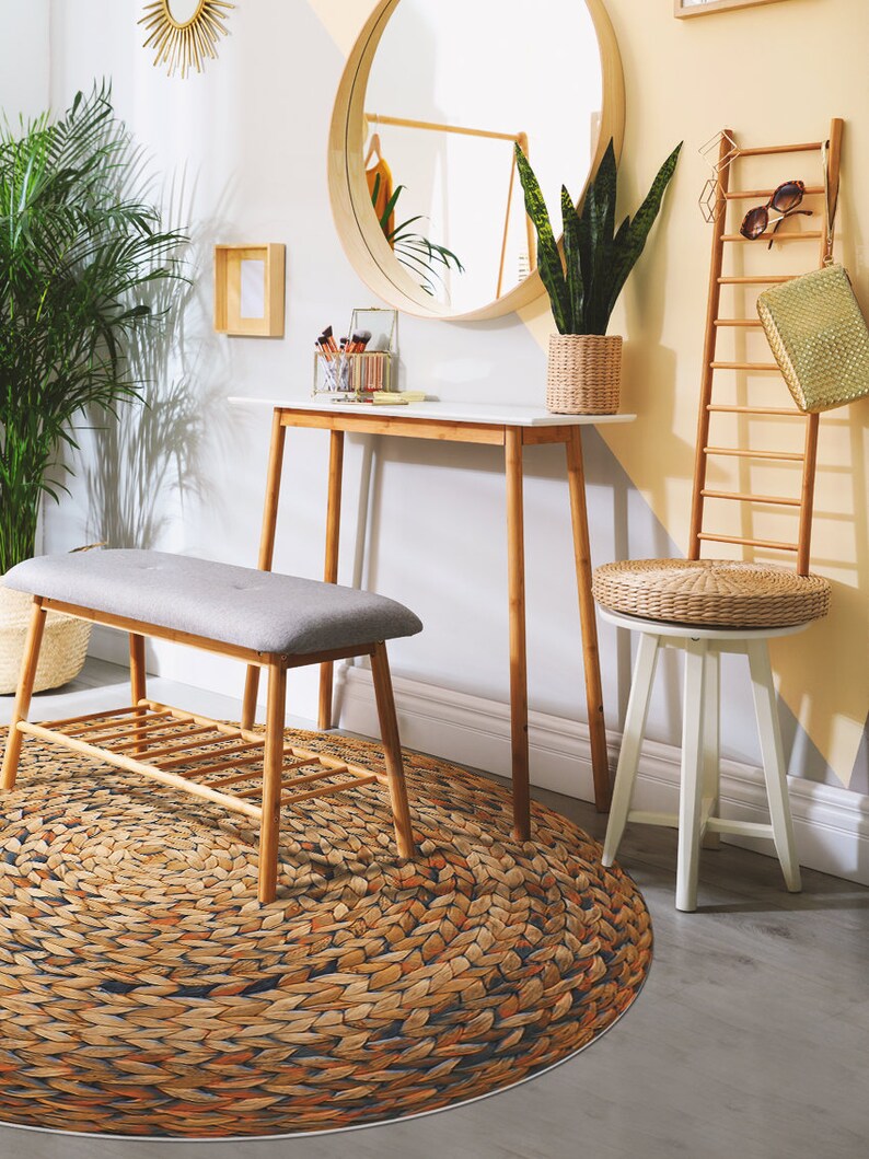 Via 1 Vinyl Floor Mat Vinyl Rug Rugs For Living Room Etsy