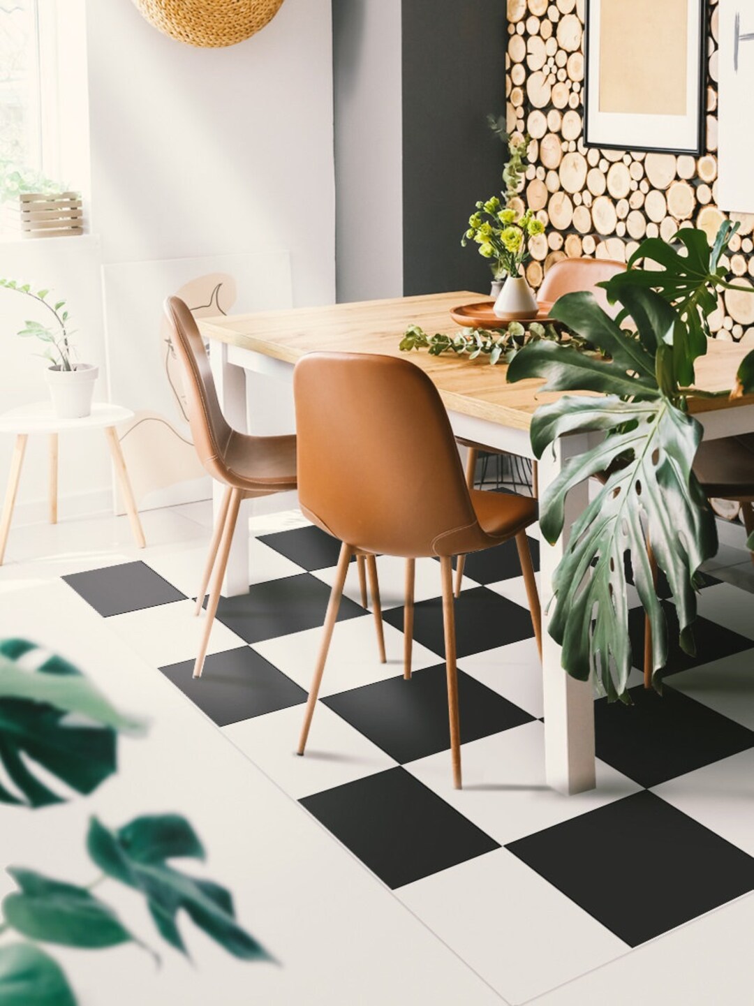 Neo #253 Vinyl Floor Mat, Vinyl Rug, Rugs for Living Room, Kitchen Mat ...