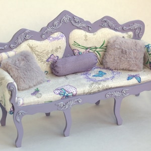 Doll furniture couch for Monster High Ever After High BJD dolls