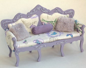 Doll furniture couch for Monster High Ever After High BJD dolls