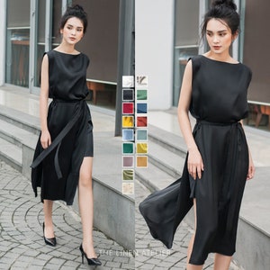 Double side split dress hotsell