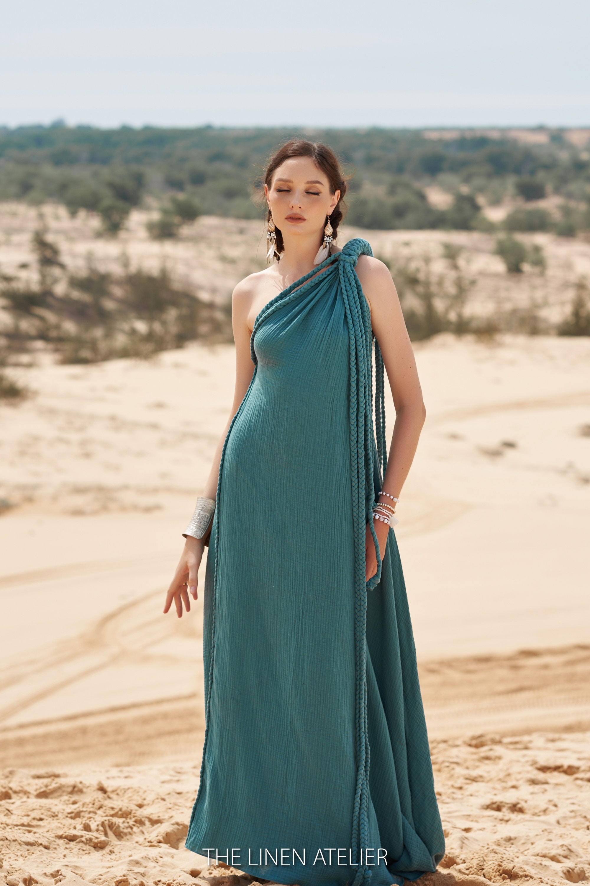 greek goddess one shoulder dress One-Shoulder Greek Goddess Maxi Dress