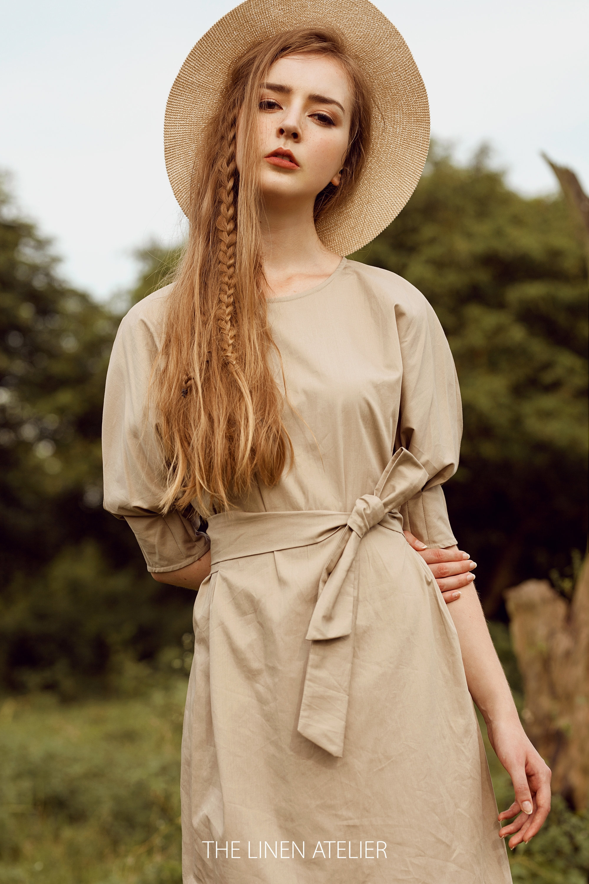 khaki a line dress Khaki Midi | Tie Waist A-line Outfit | Puff Sleeve Day Dress boohoo Women's Halter Neck Bump Friendly Dresses this polished dress features Colour:SILVER Zapakasa