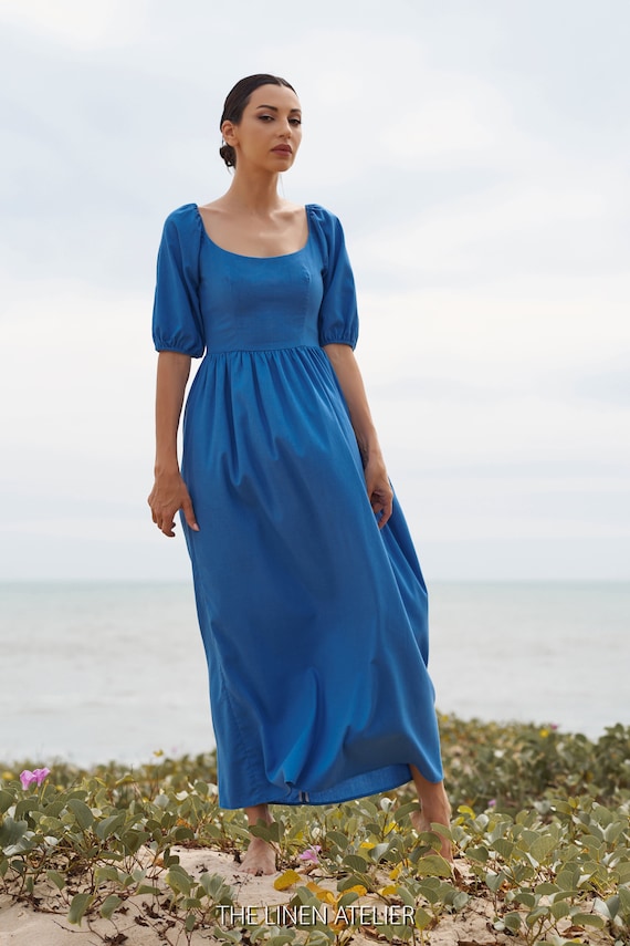 Buy MONICA Low Back Linen Dress | Cottagecore Summer Dress | Maxi Linen Dress | Linen Boho Puff Sleeve Dress | Party Prom Dress | Elegant Dress Online in India - Etsy Buy MONICA Low Back Linen Dress | Cottagecore Summer Dress | Maxi Linen Dress | Linen Boho Puff Sleeve Dress | Party Prom Dress | Elegant Dress Online in India - Etsy