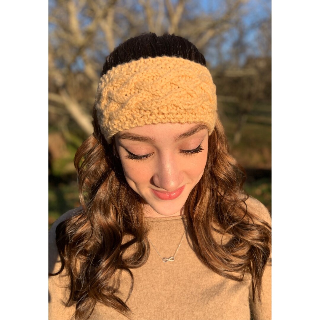 Cable Knit Headband Pattern, Instant Download, PDF, Printable, Handmade