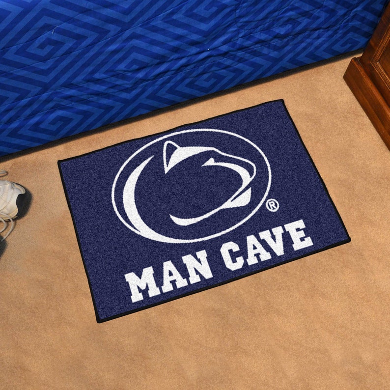 Penn State Man Cave Rug Perfect for Man Cave or Tailgating Etsy