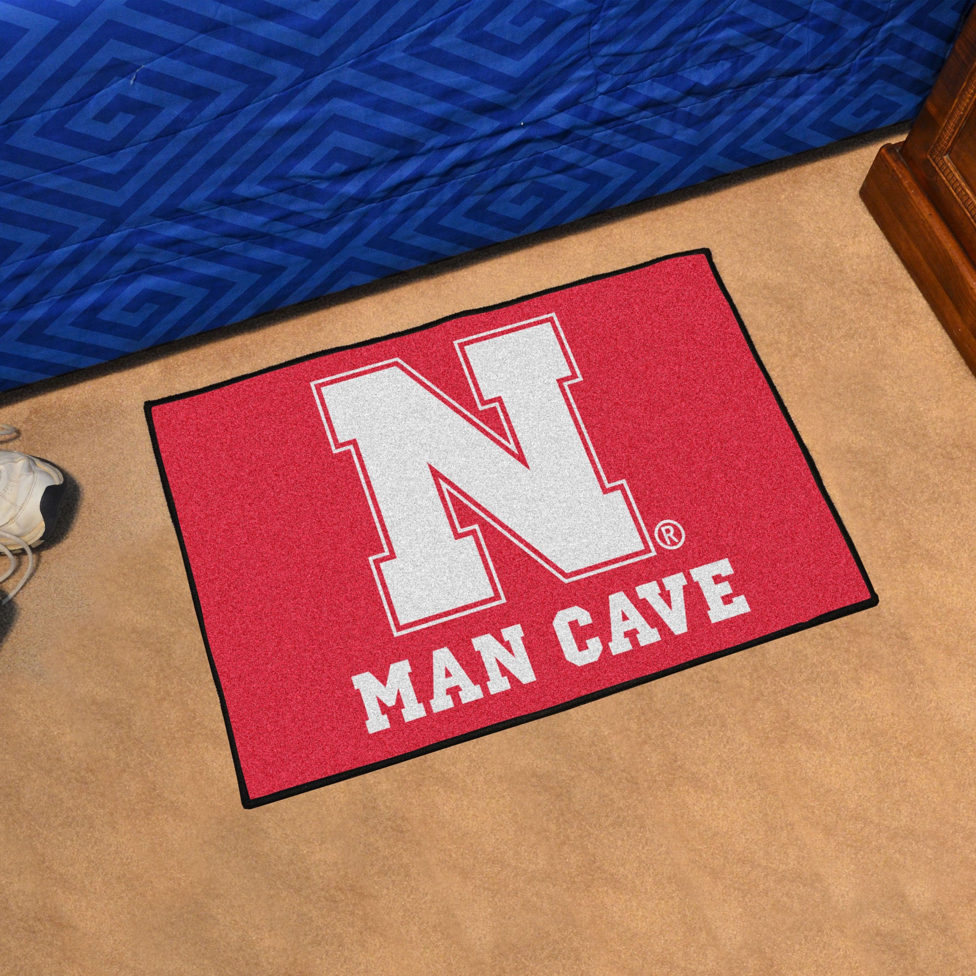 Nebraska Man Cave Rug Perfect for Man Cave or Tailgating Etsy