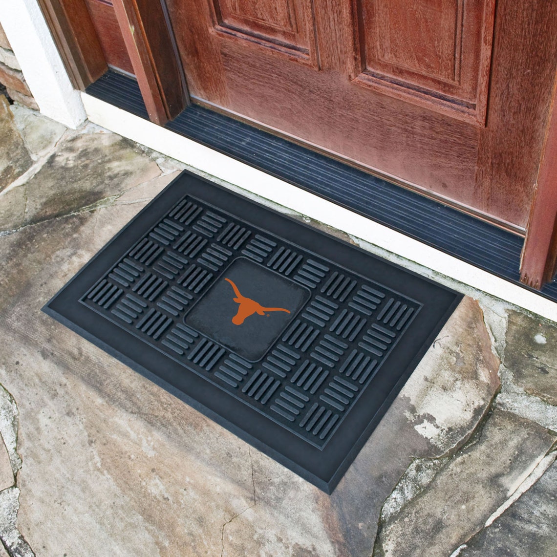 University of Texas All Weather Outdoor Vinyl Door Mat Etsy