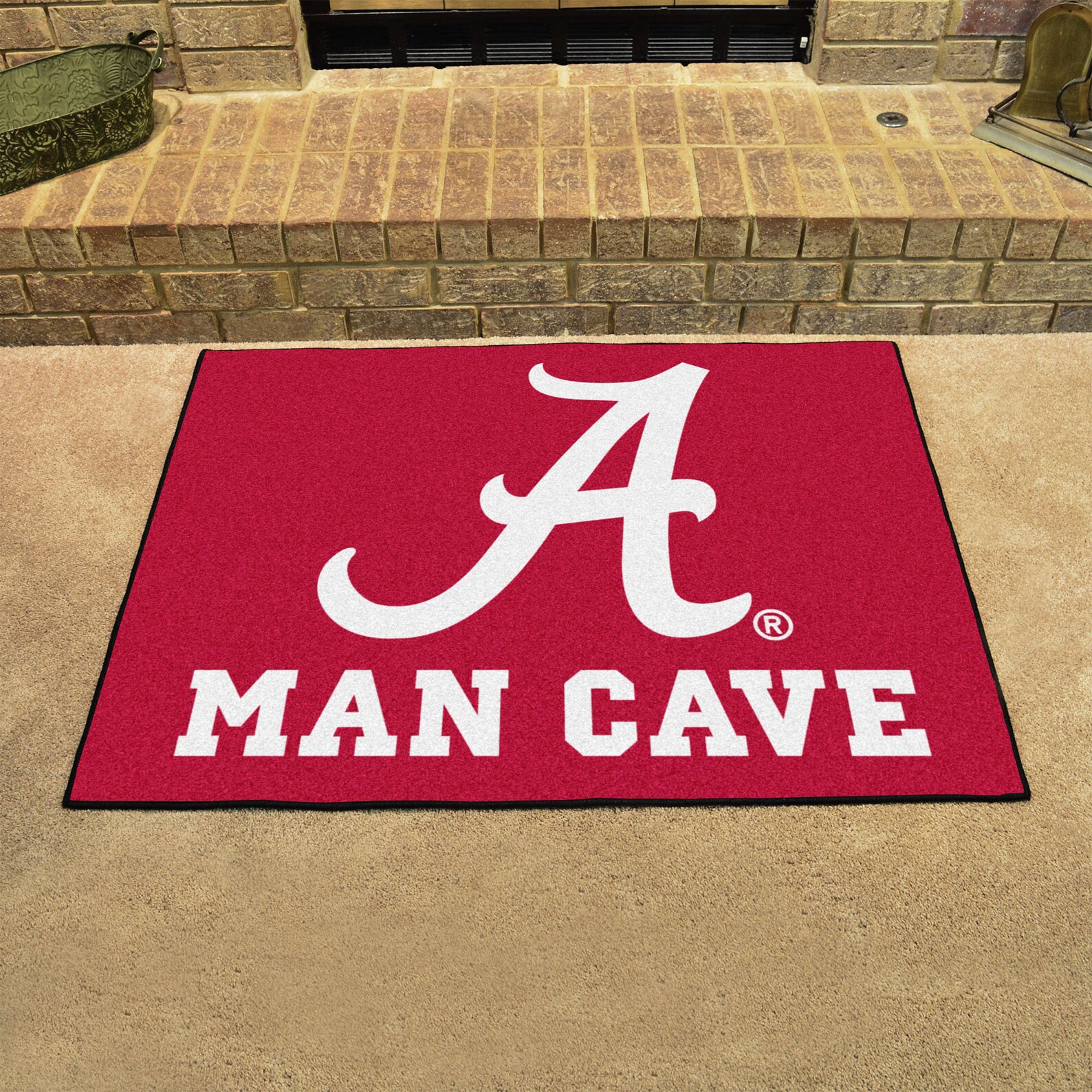 Alabama Man Cave Rug Perfect for Man Cave or Tailgating Etsy