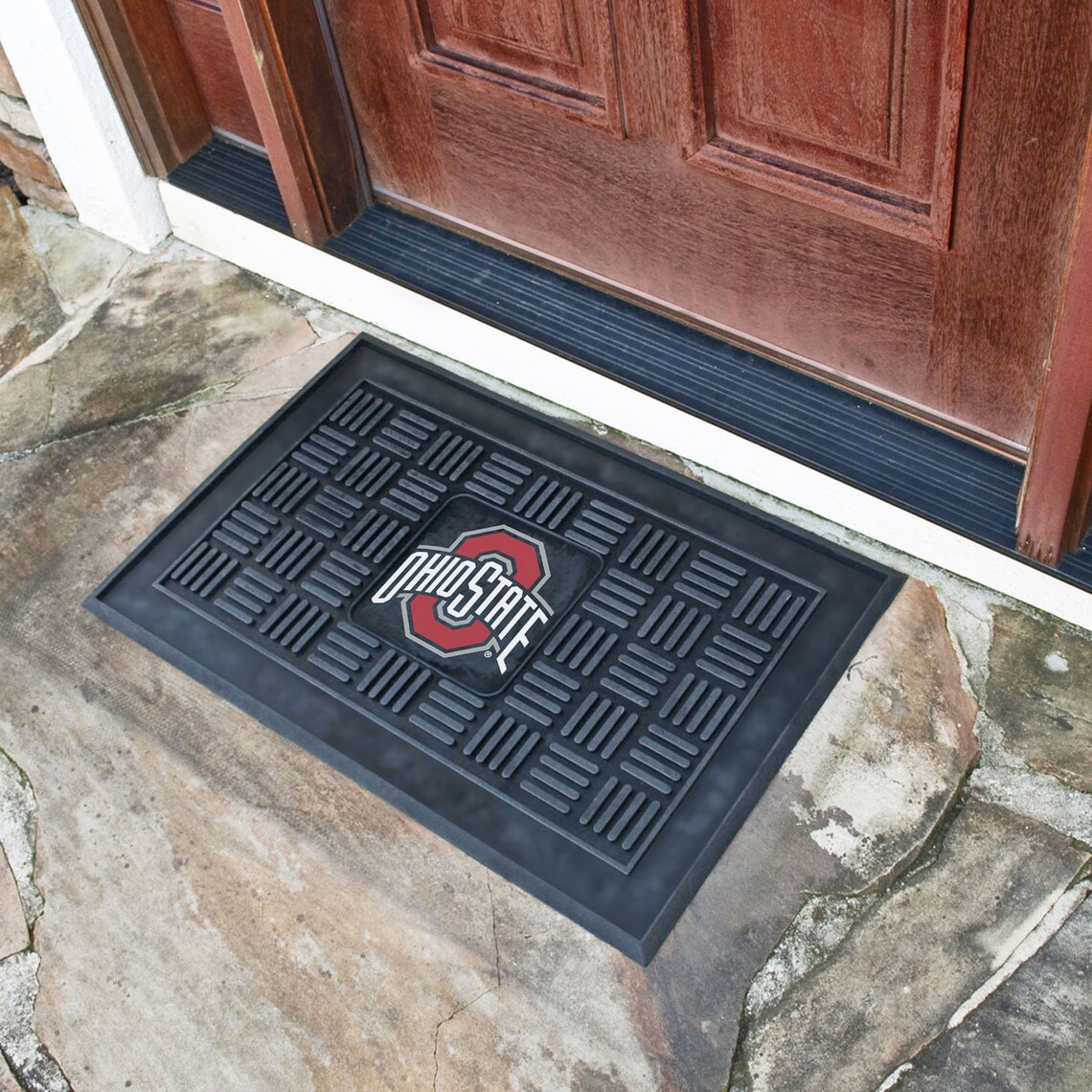 Ohio State Door Mat Ohio State Buckeyes Mat Ohio Etsy