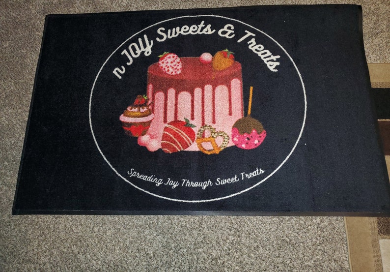 Custom Commercial Logo Floor Mats Industrial Floor Mats Etsy
