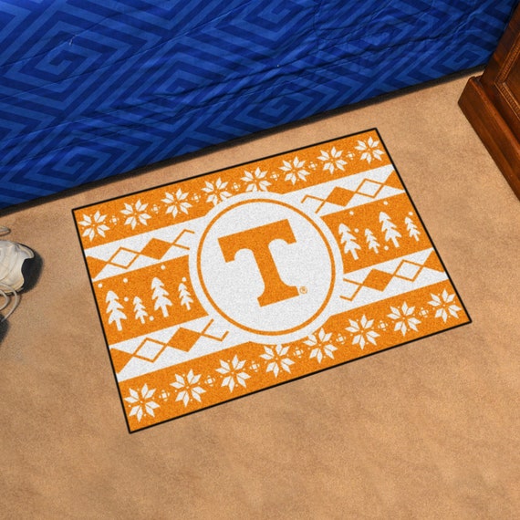 Tennessee Holiday Sweater Accent Rug Vols Home Decor Etsy