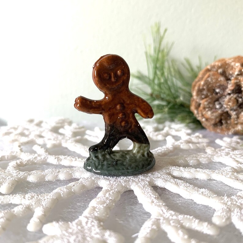 Vintage Red Rose Tea Gingerbread Man/ Wade Whimsies /holiday Etsy Canada