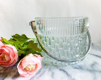 Vintage Teleflora Crystal Ice Bucket, France, 1960s