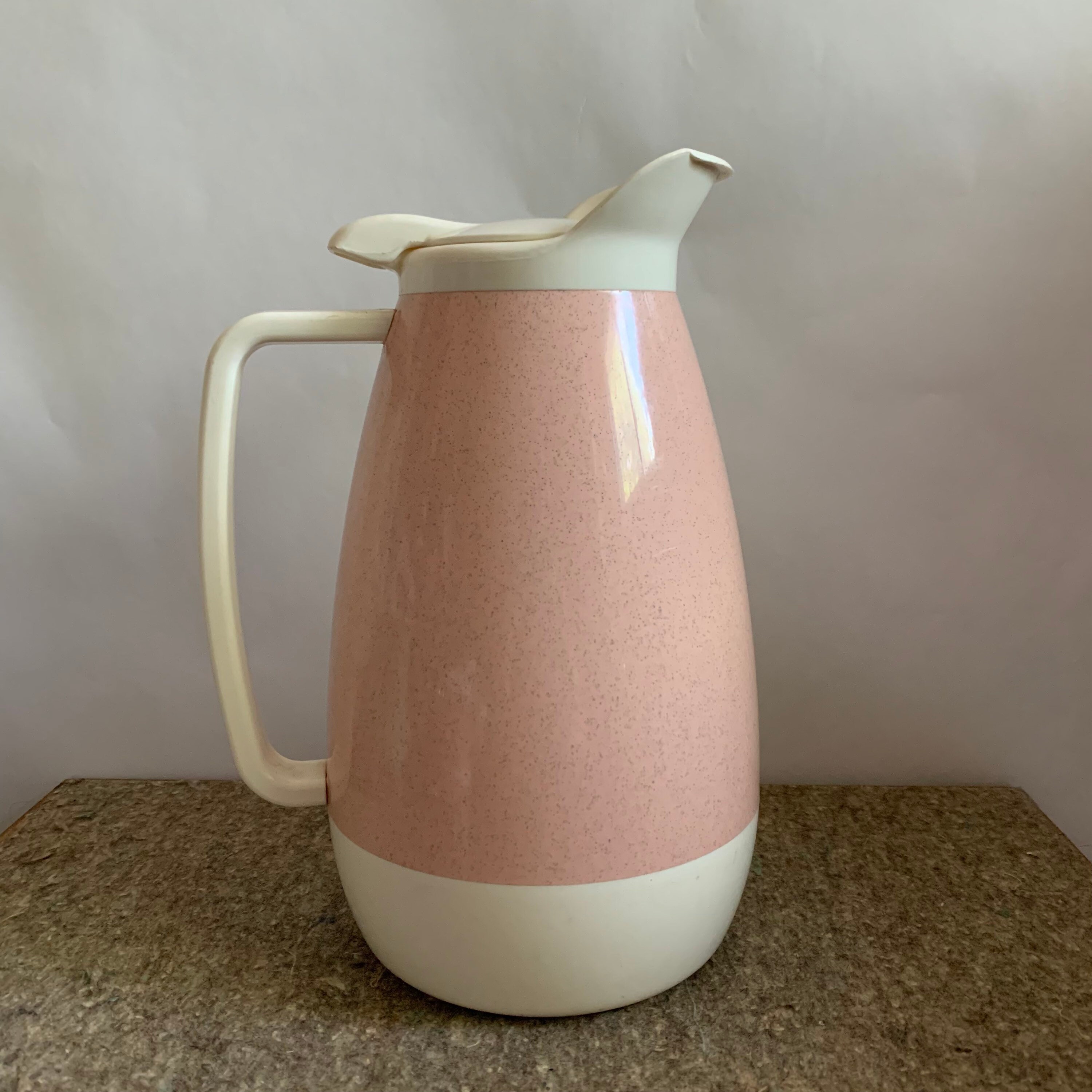 Vintage Insulated THERMO SERV Carafe and 5 Mugs / Pink Etsy