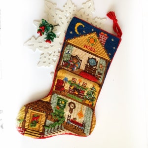 Sunset 12 Days of Christmas Stocking Counted Cross Stitch Kit New Sealed #18327
