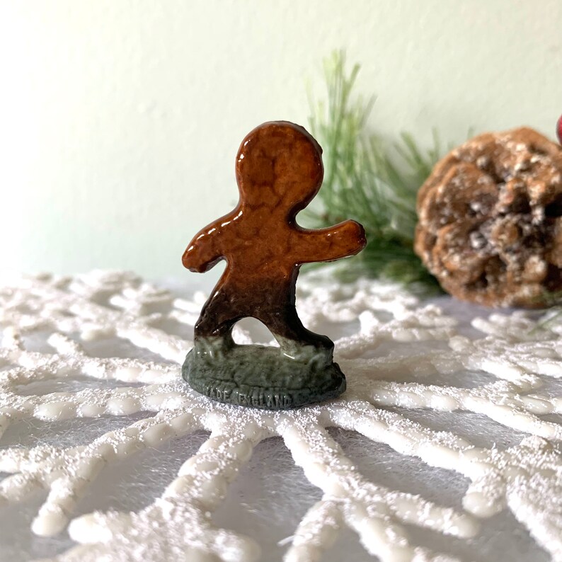 Vintage Red Rose Tea Gingerbread Man/ Wade Whimsies /holiday Etsy Canada