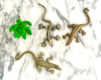 Vintage Brass Lizard, Salamander, Gecko, Reptile - Choose one