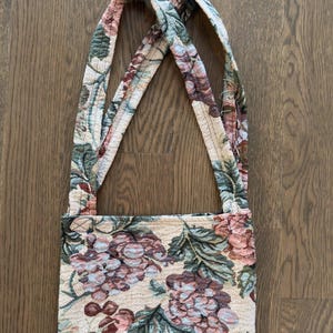 Mini bolso tote reciclado hecho a mano