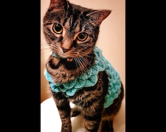 Crochet Pattern | Digital Download | Pet Vest | Calm Down Vest | Outfit | Cat | Dog