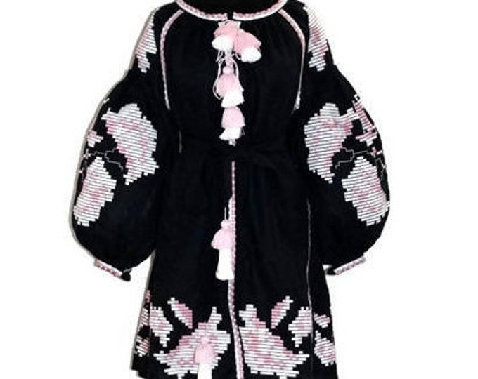 Noictume Peony Embroidered Dress