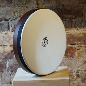 Pro Tunable Frame Drum with cymbals