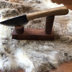 Coltello da campo Bezalel Collective ARTISAN SERIES in rovere e ottone