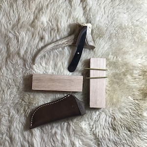 Jeff White Neck Knife Blank and Handle Kit With Sheath - Etsy